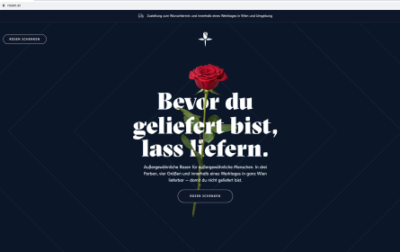 rosen.at: Bevor du geliefert bist, lass liefern!