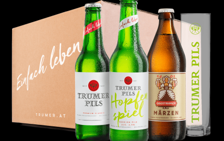 Frühlingshafter Biergenuss mit der neuen Trumer Hopfenbox