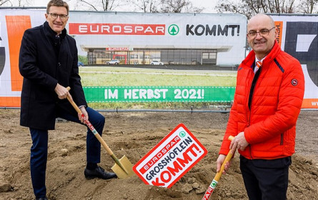 Neubau Nahversorger: Spatenstich für Eurospar in Großhöflein