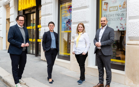 Volles Leben in der neuen Billa-Filiale in der Neustiftgasse