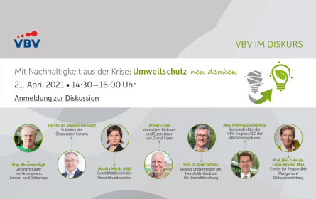 VBV im Diskurs | Mit Nachhaltigkeit aus der Krise: Umweltschutz neu denken