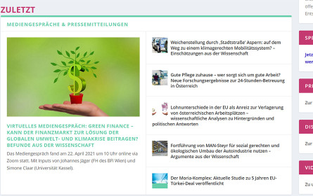 Die zivilgesellschaftliche Initiative "Diskurs. Das Wissenschaftsnetz“