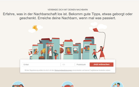 Relaunch von Österreichs größtem Nachbarschaftsnetzwerk FragNebenan.at