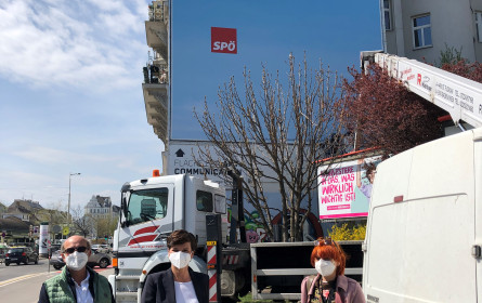Frisch vom Bergbauer mit SPÖ-Aktion