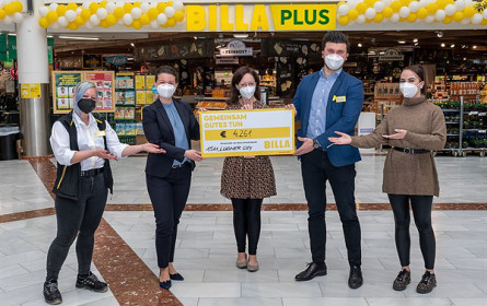 Wiener Billa Plus-Markt unterstützt gemeinsam mit Kunden St. Anna Kinderspital