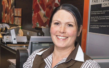 Power-Kauffrau bei Spar