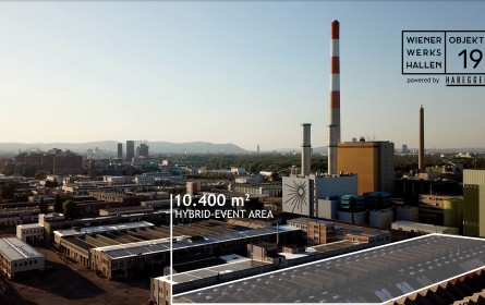 Wiener Werkshallen Objekt 19: Neue Hybrid-Eventlocation mitten in Wien
