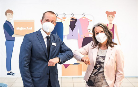 Aus gespendeter Altkleidung wird Einkaufsgutschein