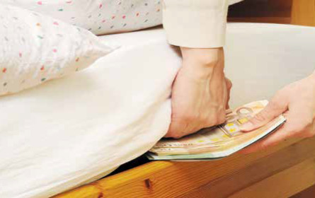 Bargeld ist kein guter Kopfpolster