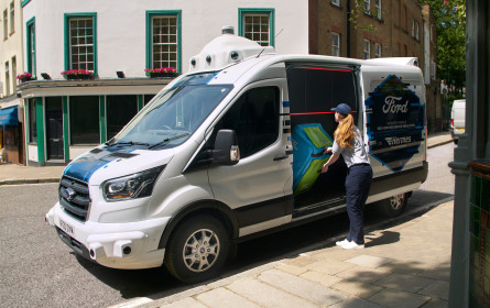 Paketzustellung mit selbstfahrenden Transportern