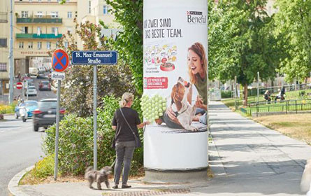 Purina Beneful via Gewista Out of Home am Ball