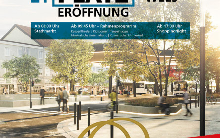 Eröffnungsfeier des Kaiser-Josef-Platzes mit Herbst-Shopping Night
