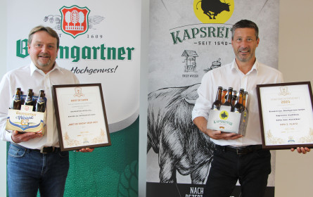 Erfolg für Baumgartner und Kapsreiter Bier