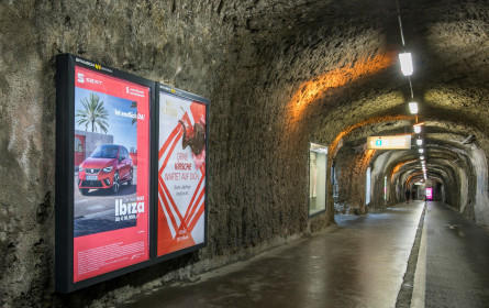 Epamedia rockt den Tunnel