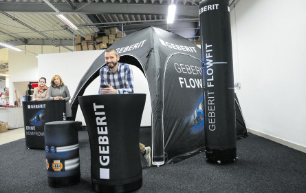 Messe beim Kunden vor Ort