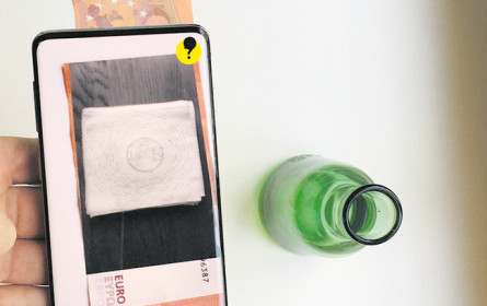 Filme mittels AR auf Banknoten ansehen