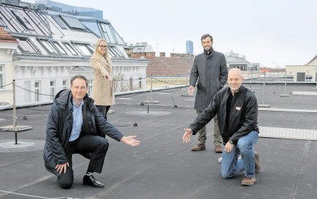 Die Sonne auf dem Dach