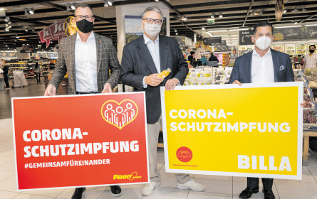 Impfen geht auch bei Billa und Penny