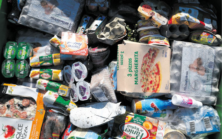 Lebensmittel im Müll