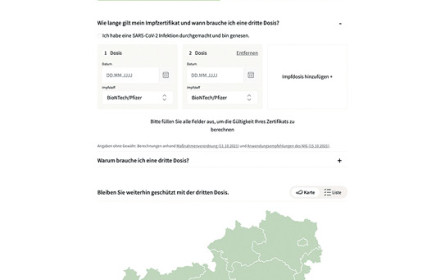 Corona-Dashboard wurde überarbeitet