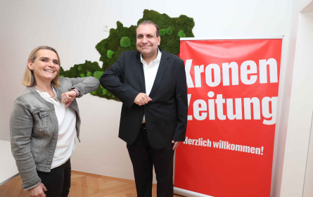 Übergabe in der „Krone“-Burgenland