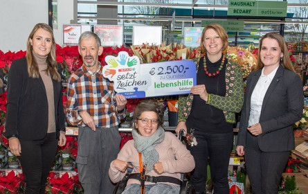 Eurospar-Spende für die Lebenshilfe Abtenau