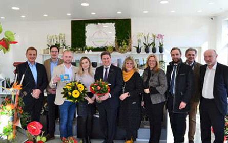 Feierliche Eröffnung des „Blumenatelier Kroißböck“