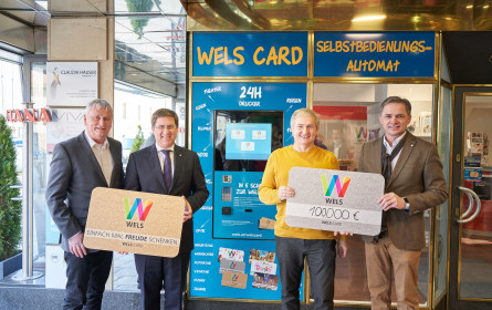 Wels Card-Automat am Stadtplatz ist ein voller Erfolg