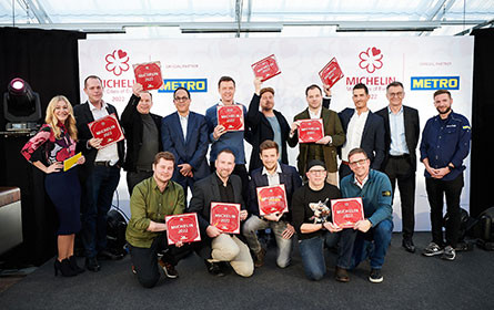 Sterneregen für die Gastronomie