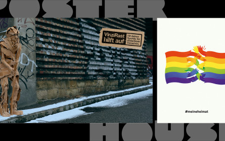 VinziRast und Heimat Wien hängen im New York Poster House