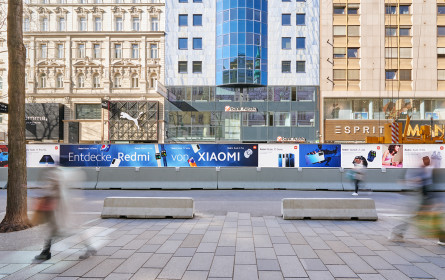 Gewista inszeniert Xiaomi auf 30 Meter-Fläche