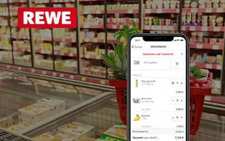 Rewe Scan&Go jetzt mit Unterstützung von shopreme