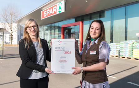 Spar Kärnten und Osttirol erhält staatliches Gütezeichen berufundfamilie