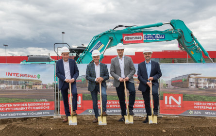 Baustart für neuen Interspar-Hypermarkt in Leibnitz