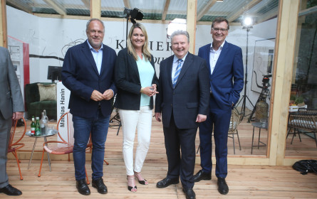 "Kurier" eröffnete feierlich die freizeit.lounge im Palais Freiluft