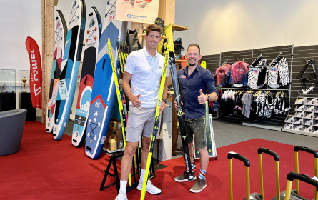Sportshop-Eröffnung in St. Gilgen