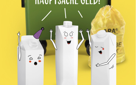 Getränkekarton Austria startet Recycling-Mission: Tonne oder Sack? Hauptsache gelb