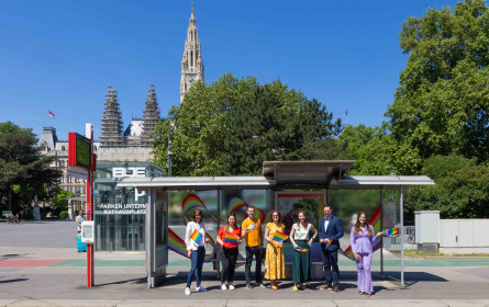 Wien feiert den Regenbogenmonat auf Gewista-Flächen