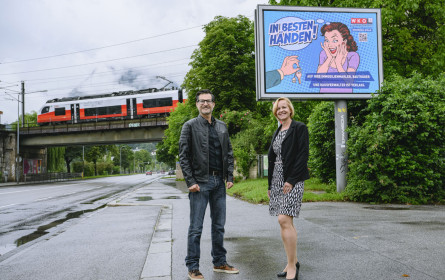 Kreative Pop-Art am digitalen Posterlight