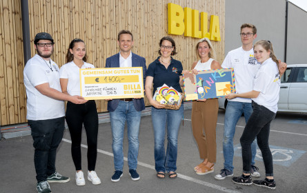 Billa-Lehrlinge organisierten Sommerfest für Kinderhospiz-Begleitung