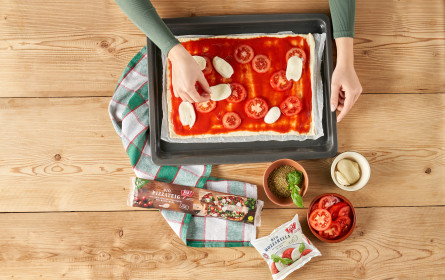 Ja! Natürlich Bio-Pizzateig neu im Kühlregal