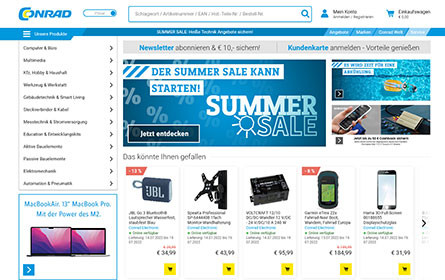 Online-Handel: Conrad Österreich schließt Filialen