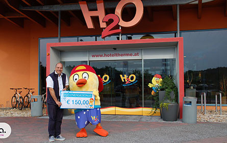 H2O Therme unterstützt Mitarbeiterinnen und Mitarbeiter