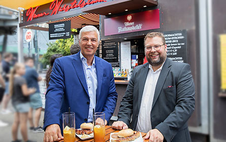 100% Bio beim Würstelstand des Wiener Rathauskellers