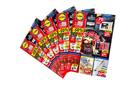 Weniger Papier: Lidl Österreich spart bei Flugblättern