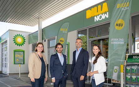Aus Merkur Inside wird „Billa Now“: Die neue Marke an den bp Tankstellenshops