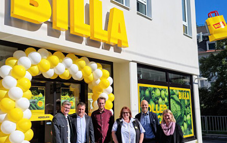 Billa präsentiert sich im neuen Gewand