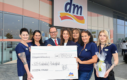 dm Filiale sammelt über 10.000 Euro