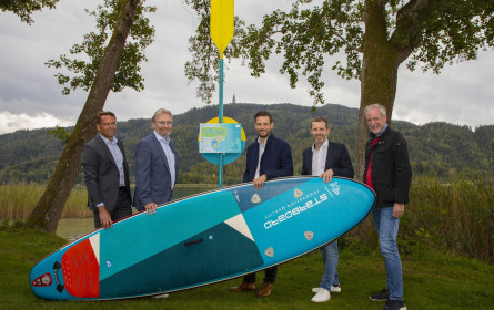 Wörthersee: Neues Leitsystem für SUP und Kajak