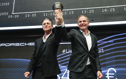 Porsche-Börsengang ging glatt über die Bühne